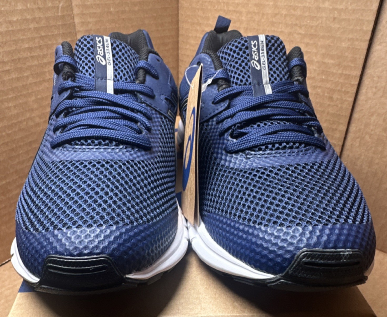 ASICS GEL-33 RUN Men’s Lace-Up Running Shoes Blue/Black 1011B438-402