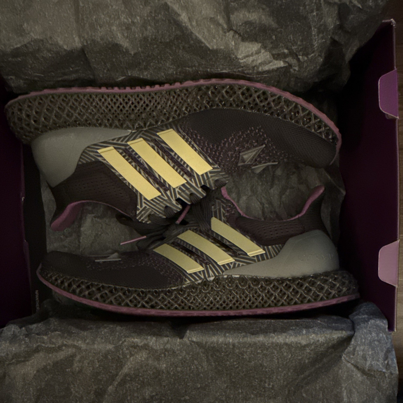 Adidas Ultra 4D Marvel Black Panther Black/Gold/Purple