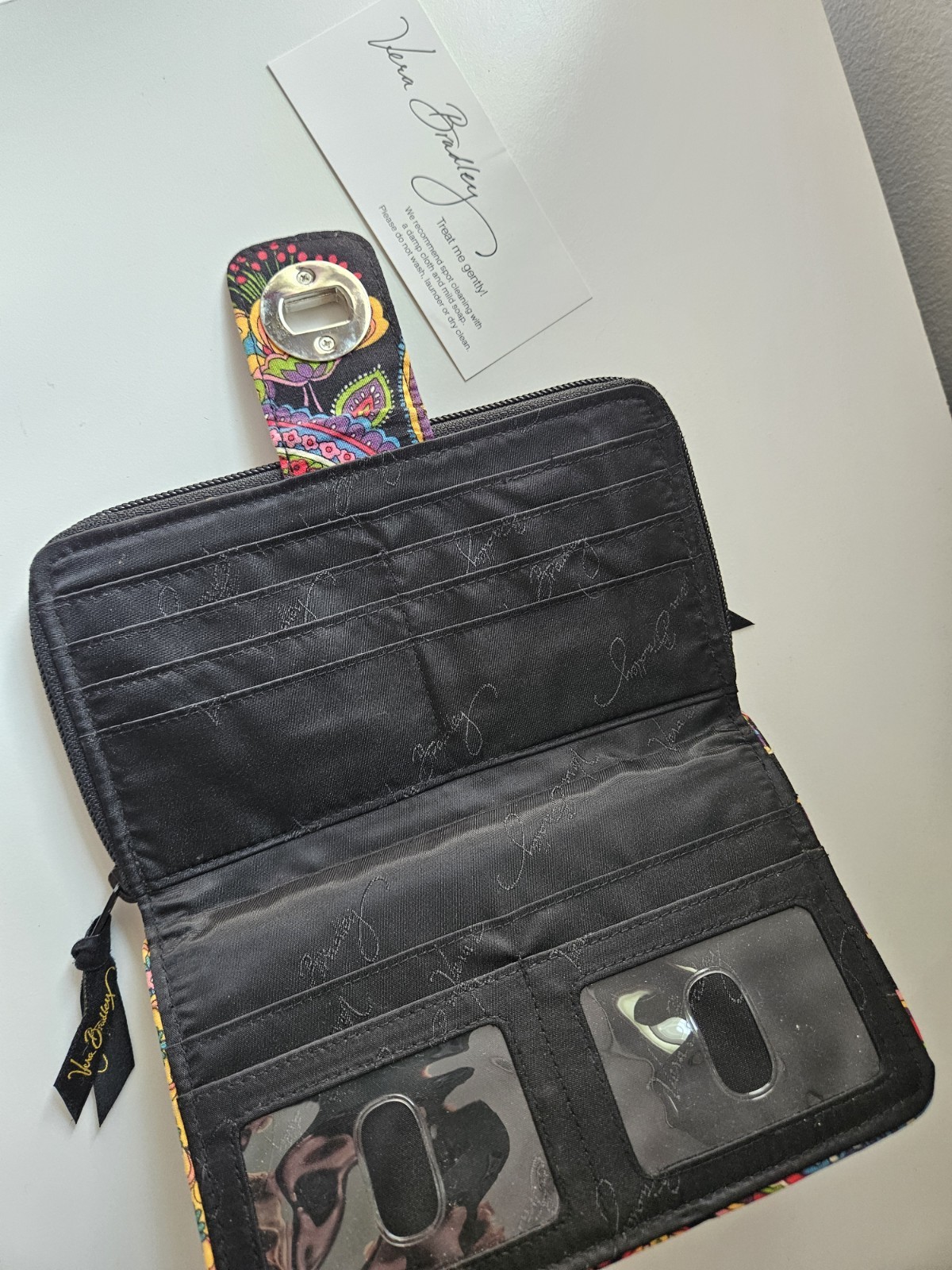 Vera Bradley Turnlock Zip Wallet
