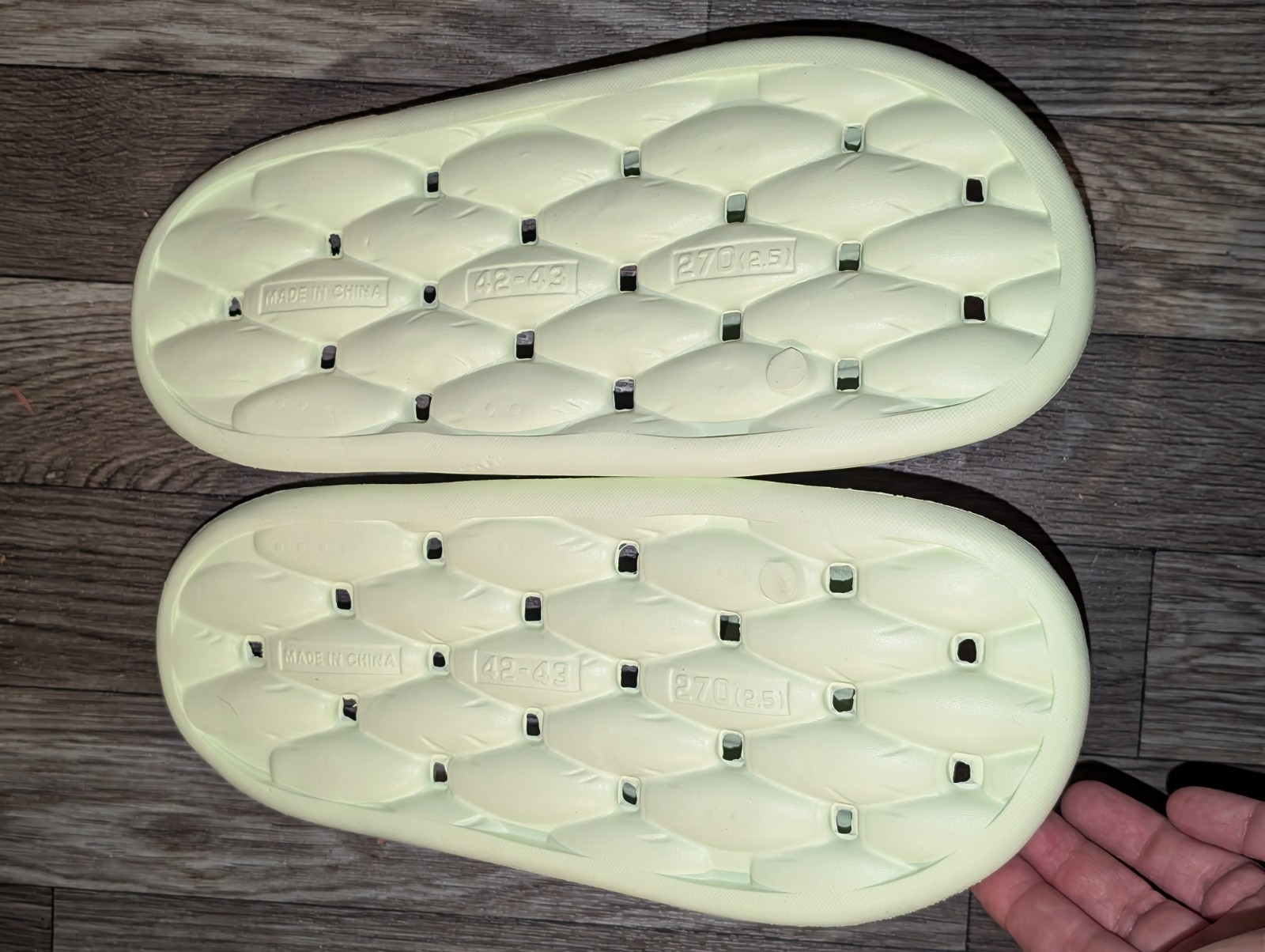 Big Size 42-43 / 270 Bathroom Shower Shoe Slippers EVA Soft Sole Pillow Slide