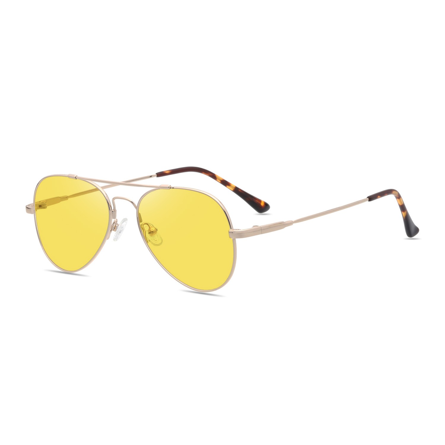 Pilot Polarized Yellow Night Vision Reading Glasses Anti-Glare Protection Reader