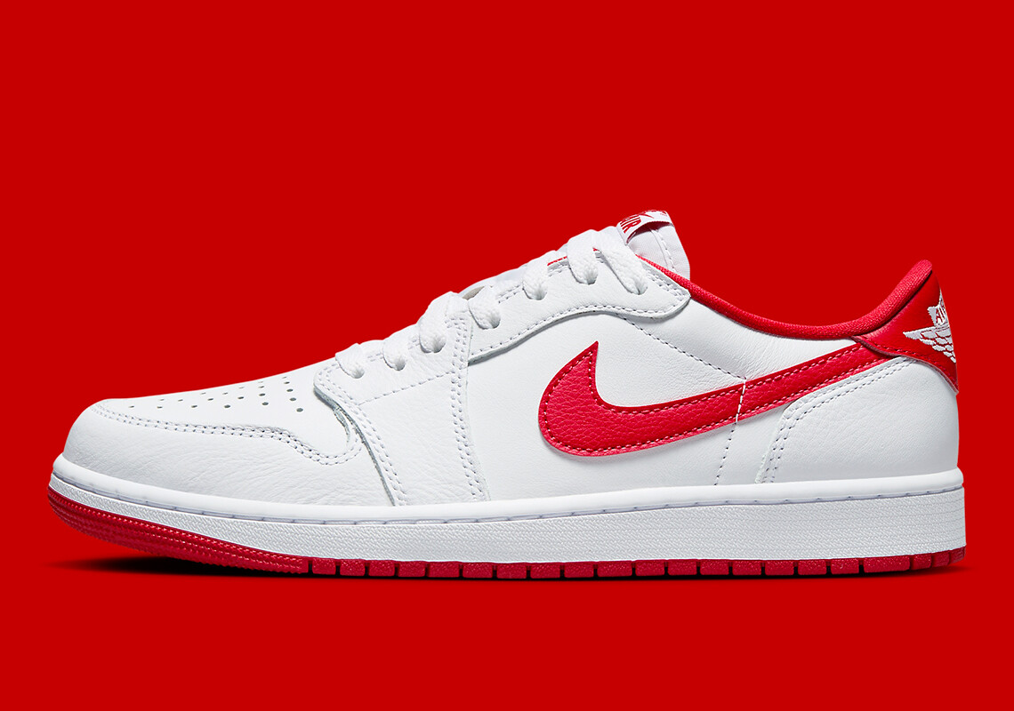 Nike Air Jordan 1 Retro Low OG 2023 White University Red CZ0790-161 Men’s