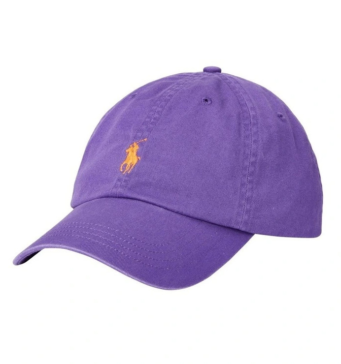 Polo Ralph Lauren Men’s One Size Cotton Chino Adjustable Ball Cap Purple
