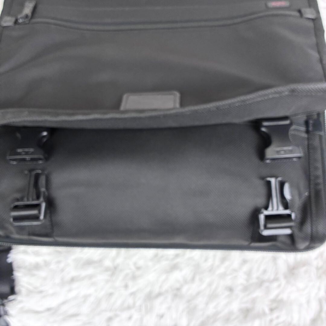 TUMI Alpha T Pass 2Way Business Bag Messenger Briefcase Black Auth