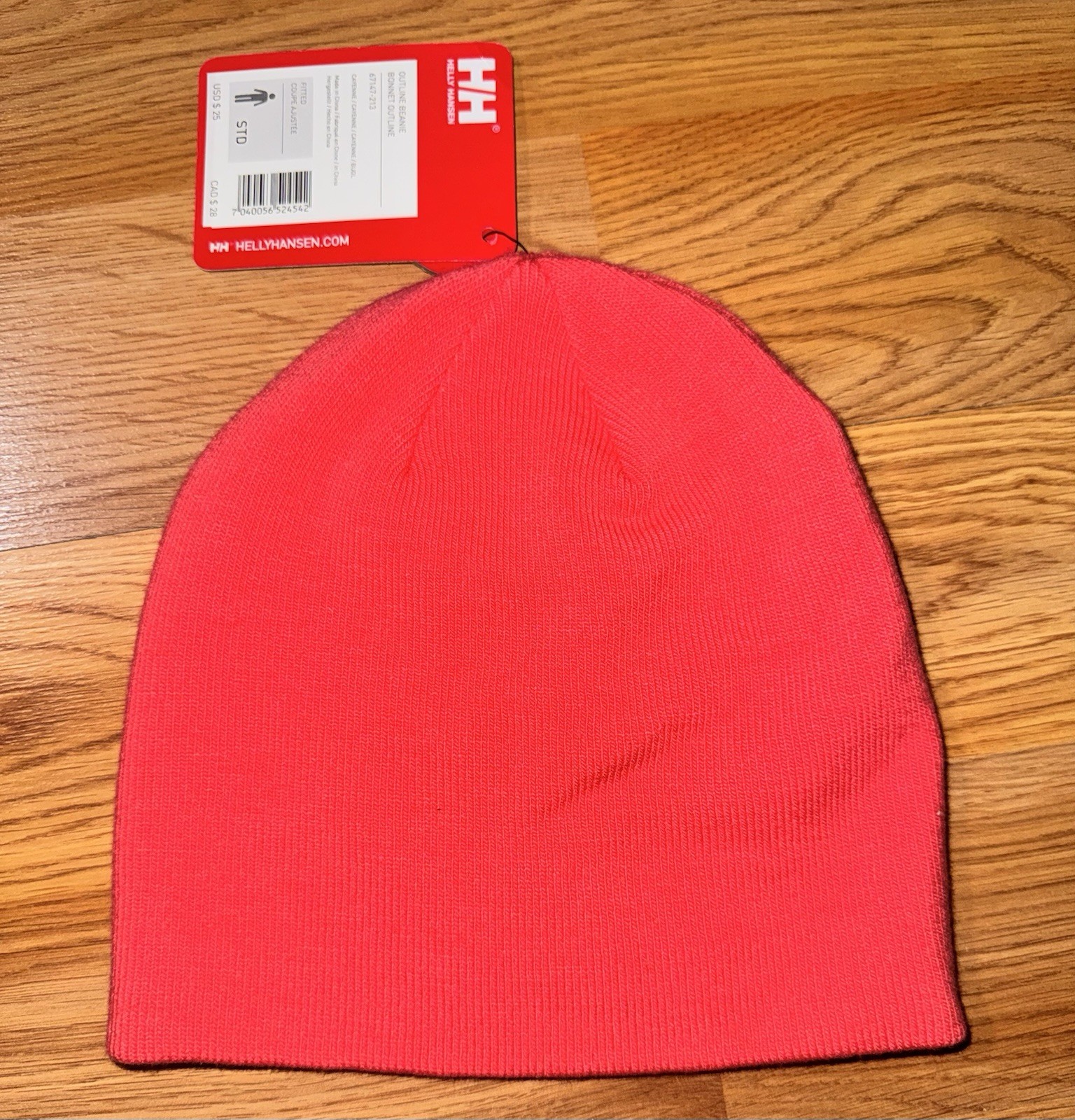 Helly Hansen HH Outline Beanie – Cayenne Red – One Size *Brand New w Tags*
