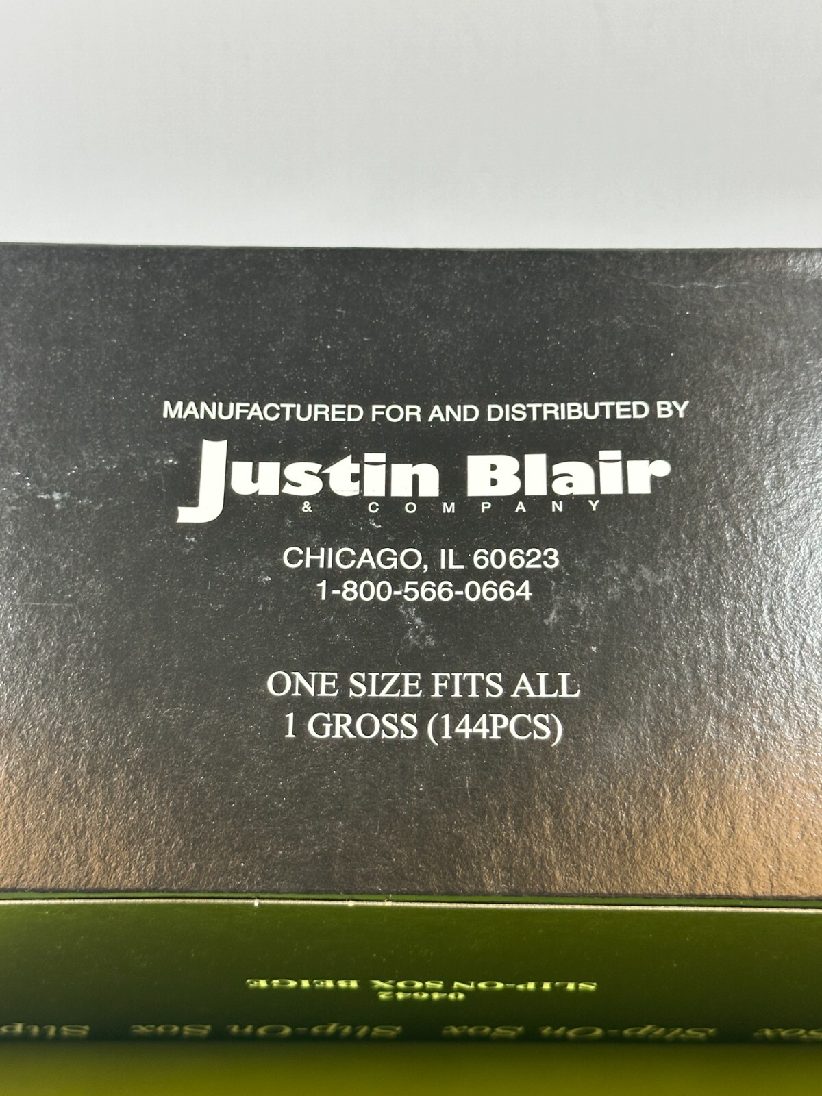 Justin Blair & Company 04642 Disposable Slip on Sox Beige One Size Fits All