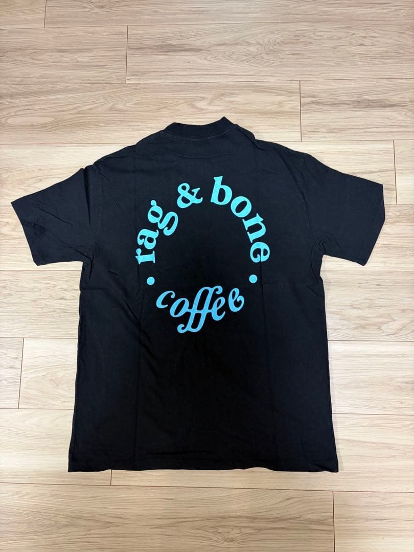 rag & bone x Verdy Coffee T-Shirt Black Size L Limited Edition