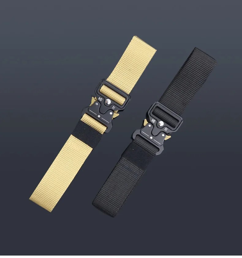 MEN Casual Military Tactical Army Adjustable Quick Release Belts Pants Waistband
