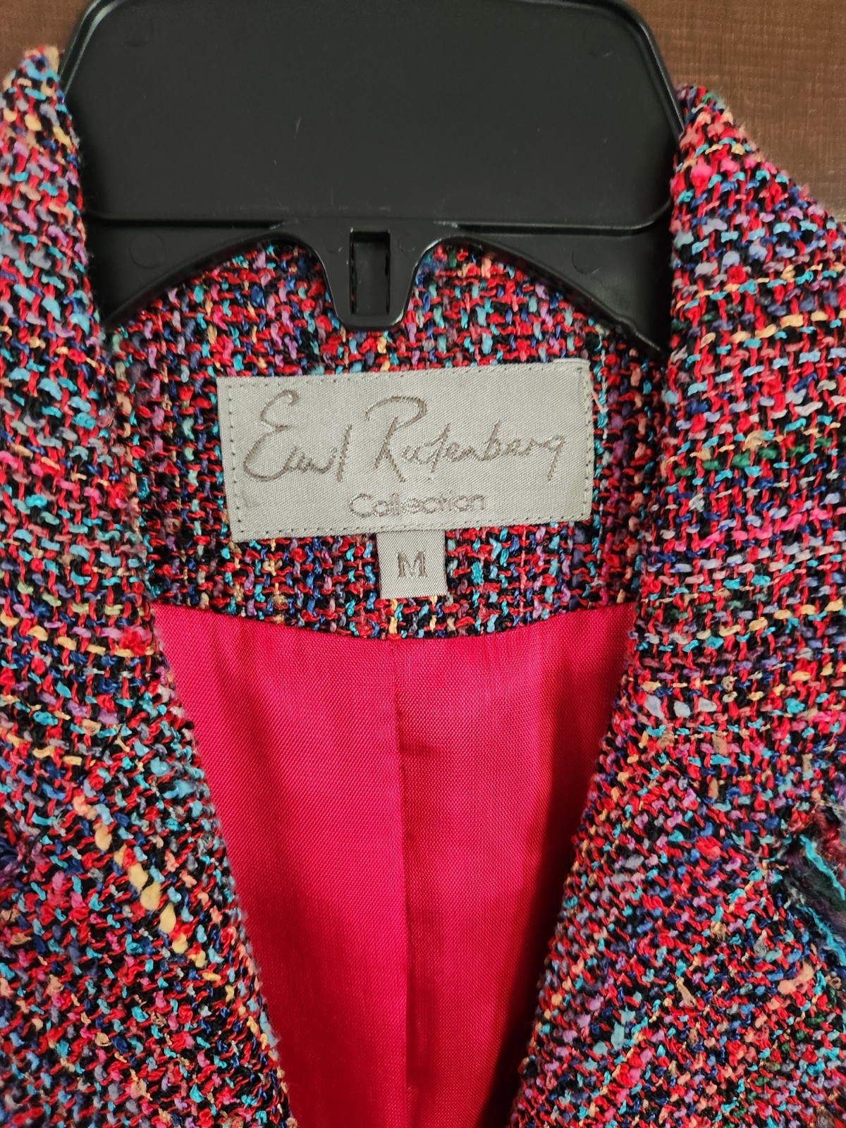 Earl Rutenberg Multicolored Women’s Blazer / Jacket Size Medium – Made in USA