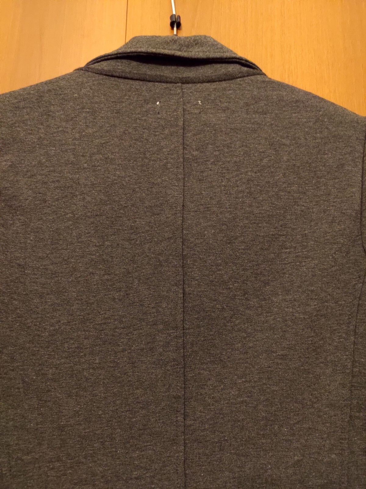 Met Grey Gauze Stretch Sweatshirt Coat