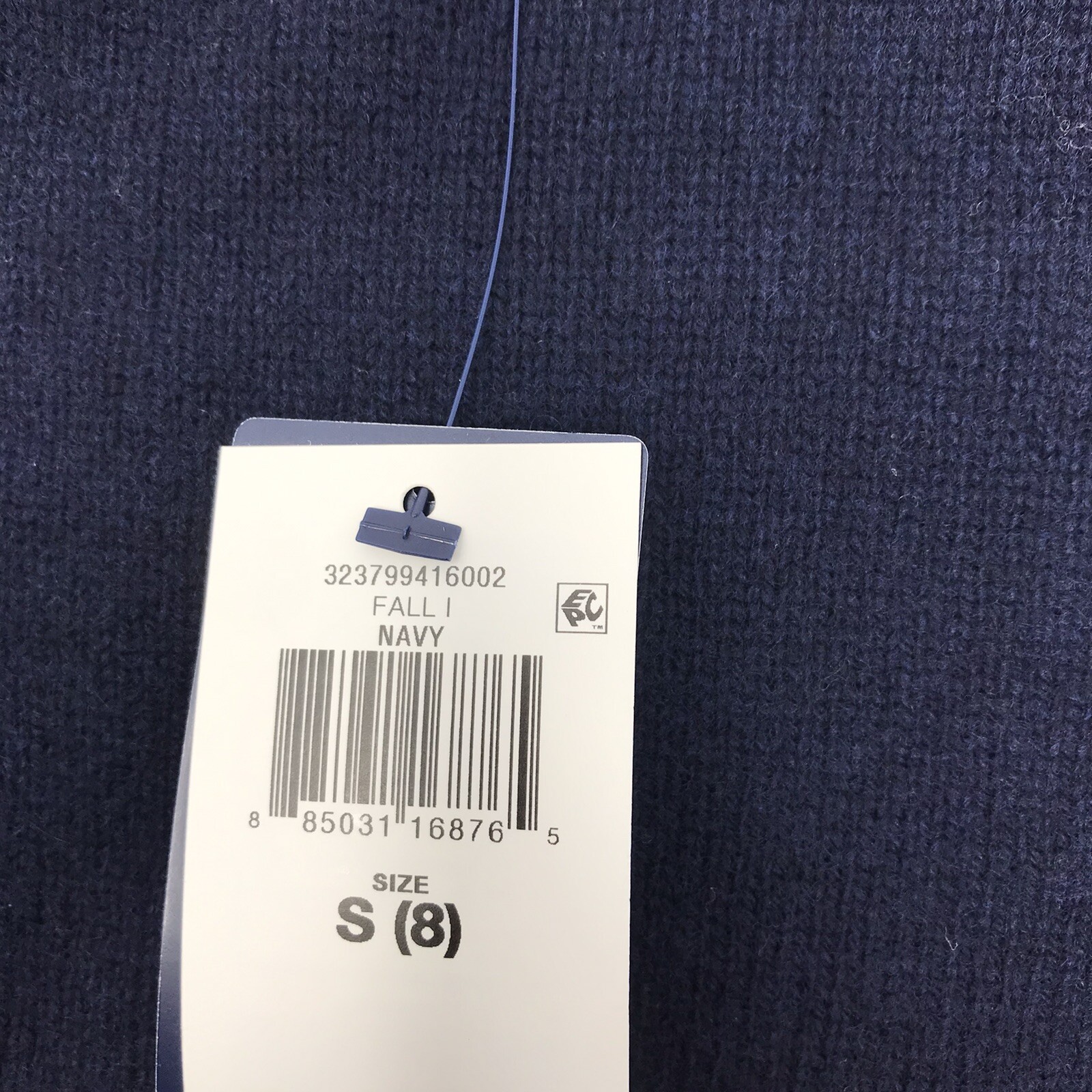 Polo Ralph Lauren Boys Navy Sweater Size SMALL (8) 90% Wool 10% Cashmere