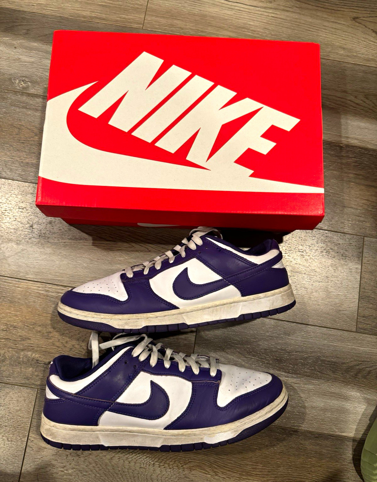 Mens’s size 11.5 Nike Dunk Low Championship Court Purple