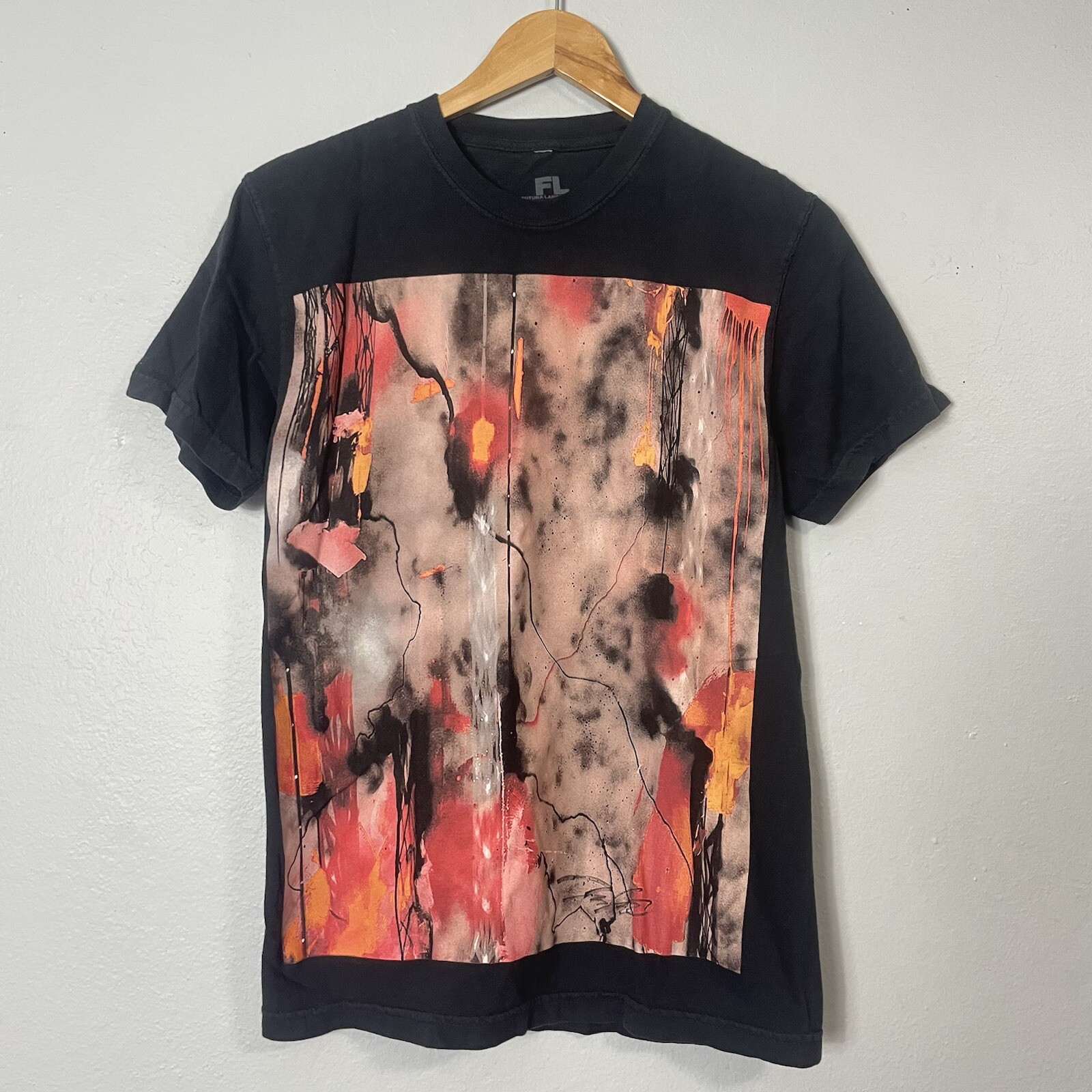 Futura Laboratories Black T Shirt Men’s Small Master Class Art Griffiti Signed