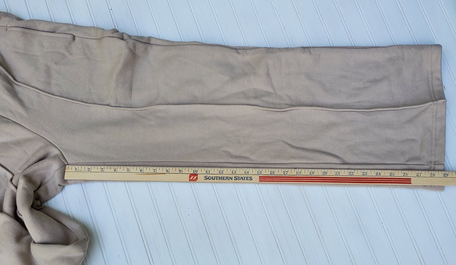 American Giant Premium Midweight Sweatpants Womens Medium Beige USA New NWOT