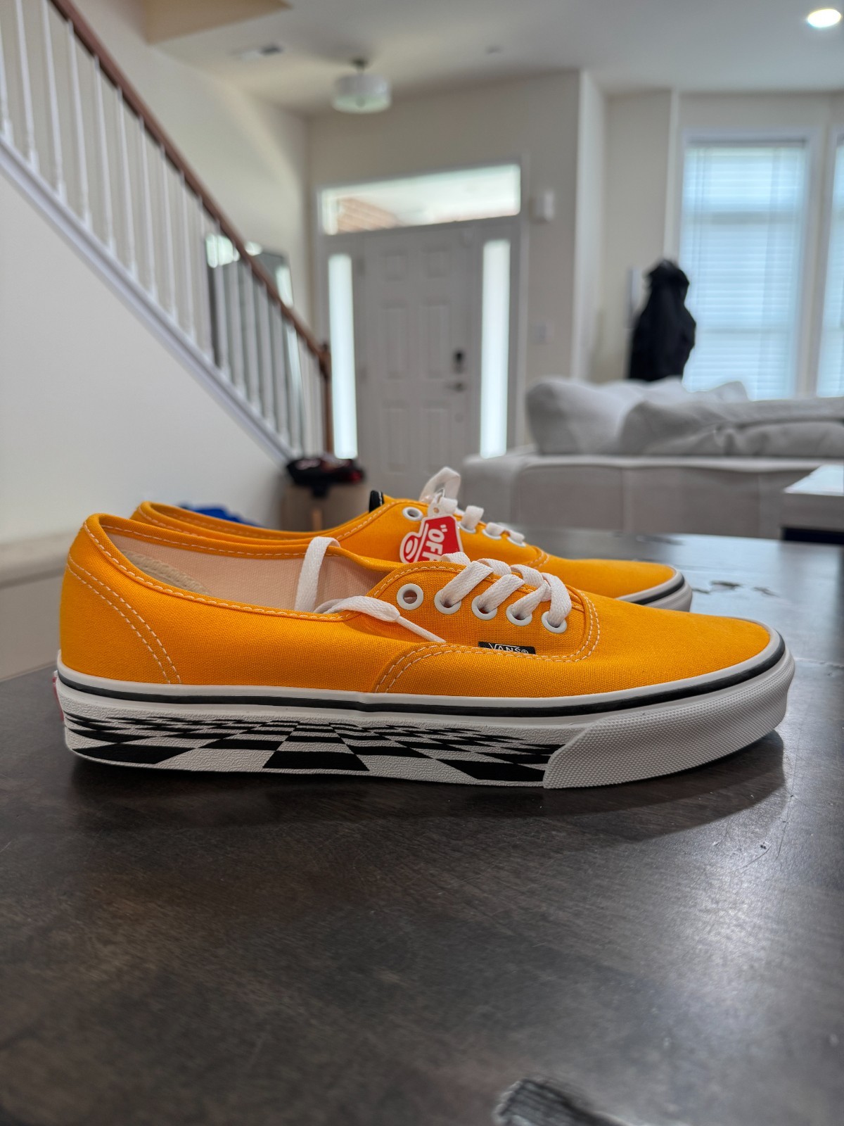 Vans Authentic ‘Desert Sun/ true white’ (SKU VN0A5kRF8ED) Men size 7.5 – 12