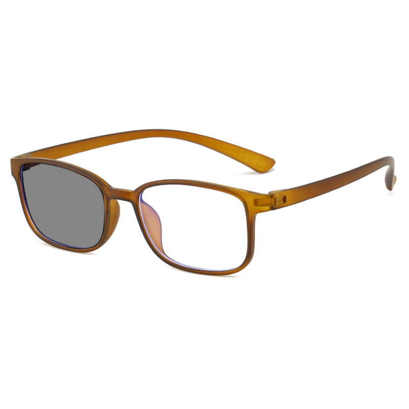 Men Square Screwless Photochromic Presbyopic Glasses Outdoor Classic Sunglasses