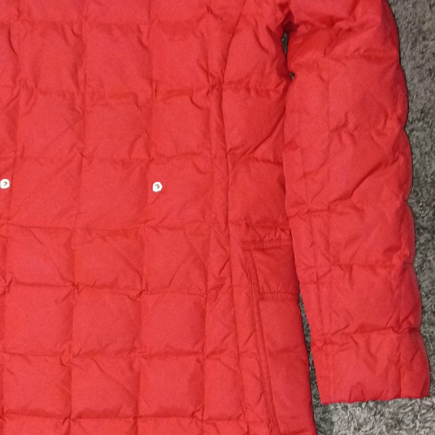 Tommy Hilfiger Coat Size Small Women Hooded Red Puffer Coat