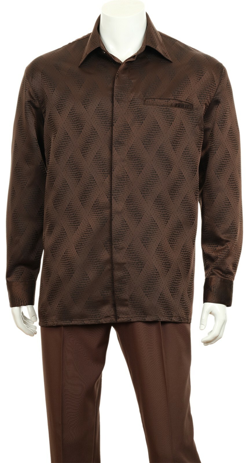 Men’s Two Piece walking suits Long sleevs Design By Fortino Landi M 2766