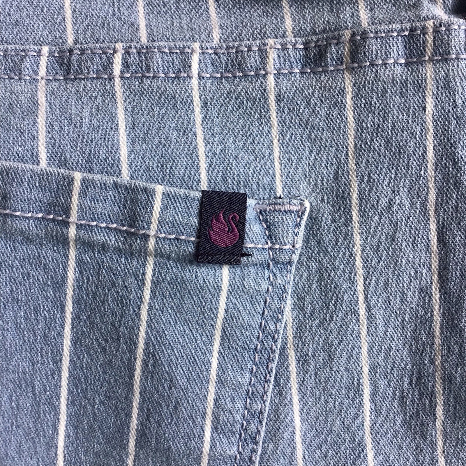 Gloria Vanderbilt Skinny Capri Jeans Womens 18 Mid-Rise Stripe Stretch