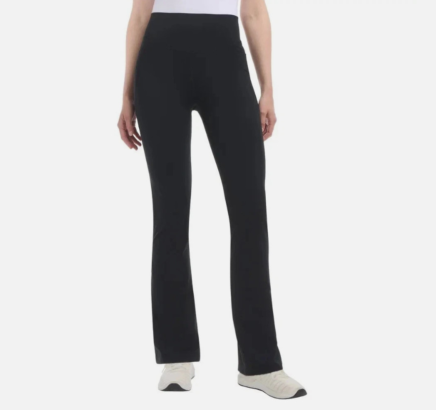 Jockey Women’s Yoga Pants, Black Salt, Size Large