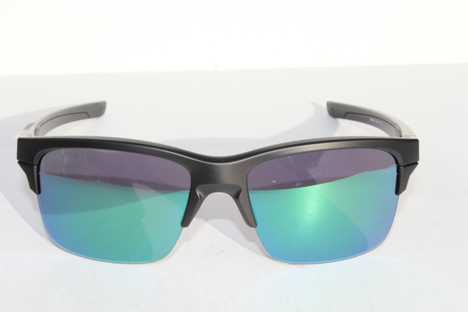 OAKLEY Thinlink Sunglasses Matte Black/Jade Green Iridium OO9316-09 NEW