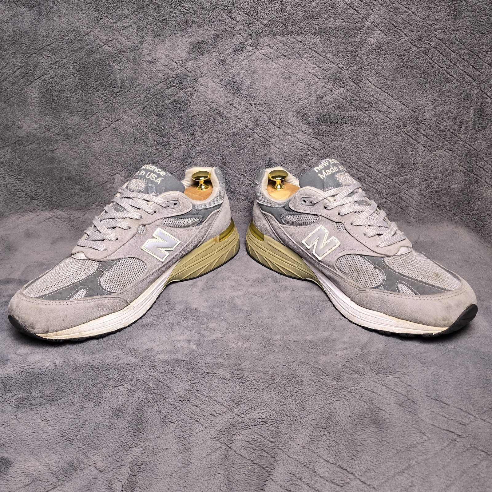 New Balance 993 Shoes Mens Size 8 4E Wide Gray Made USA Running Sneakers MR993GL
