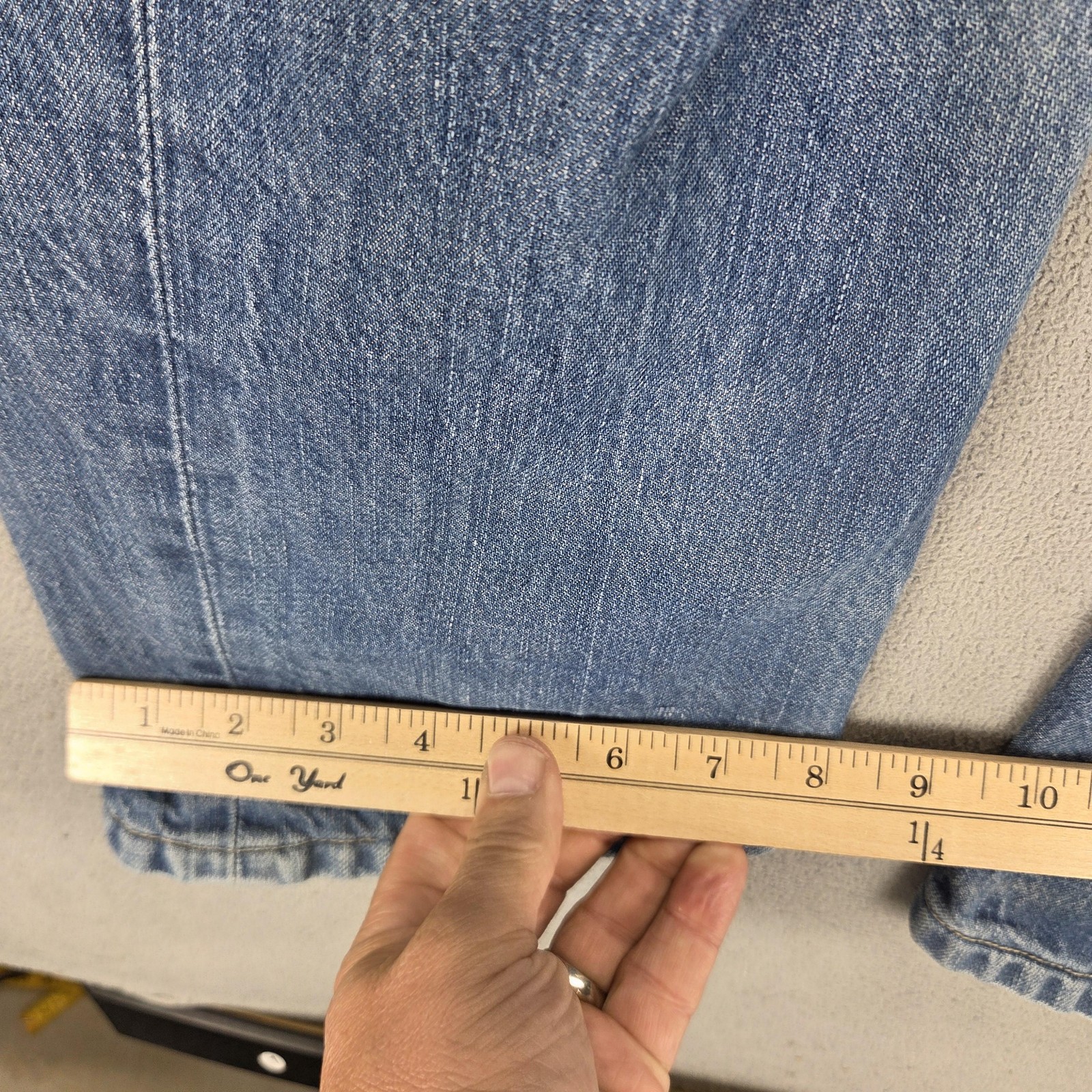 Vintage Levis Engineered Jeans Mens 32×32 Blue Twisted Button Fly Medium Wash