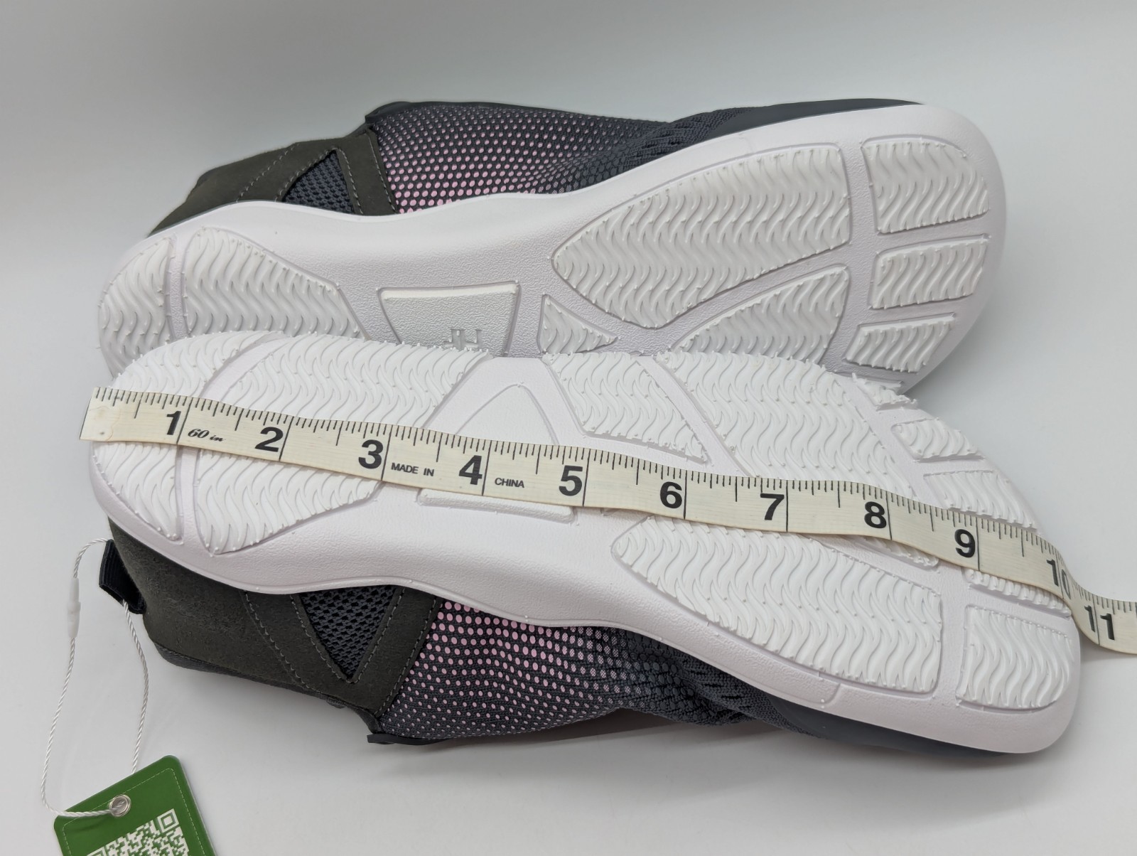 Hike Footwear HF Stride Ergonomic Barefoot Shoe Sneaker Wm Sz8 Gray