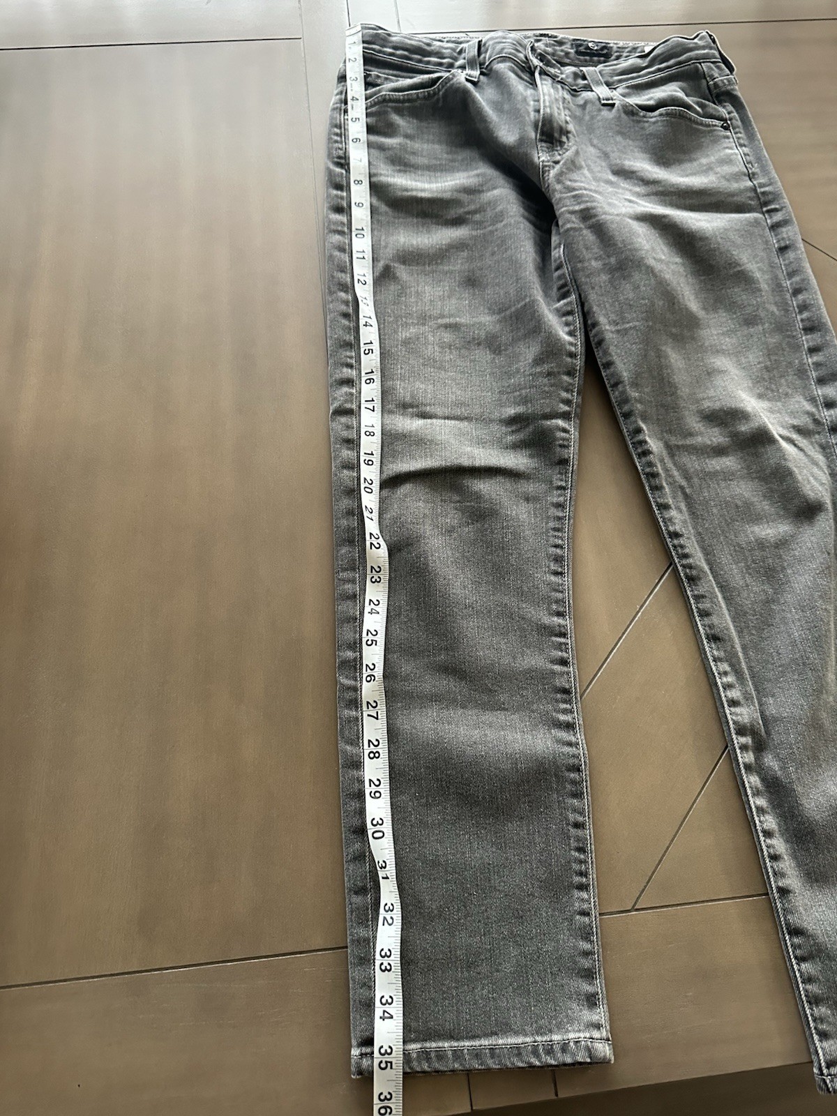 AG Adriano Goldschmied THE EX-BOYFRIEND SLIM Gray- 25 Reg
