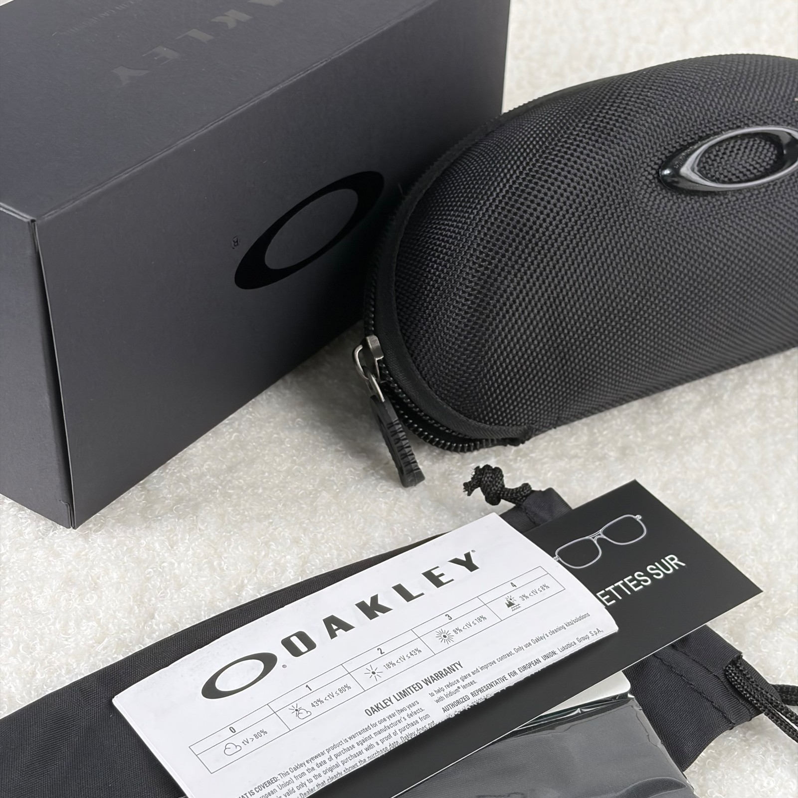Oakley Stunt Devil Sunglasses Matte Black Frame Prizm Black Shield Includes Box