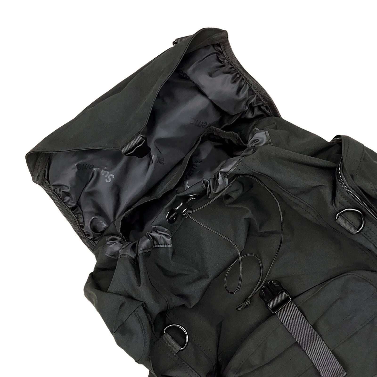 Supreme SS23 Military Field Box Backpack Black