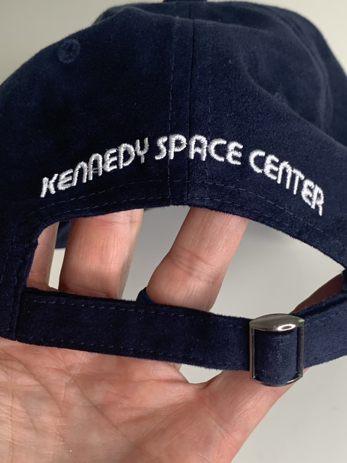 NASA Meatball Logo Blue Felt Polo-Style Baseball Cap Cotton Base Ballcap Hat