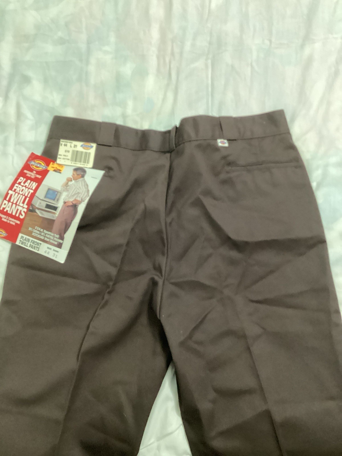 Vintage Dickies Brown – NOS with tags 44×31 YKK Zipper Workwear Made in USA