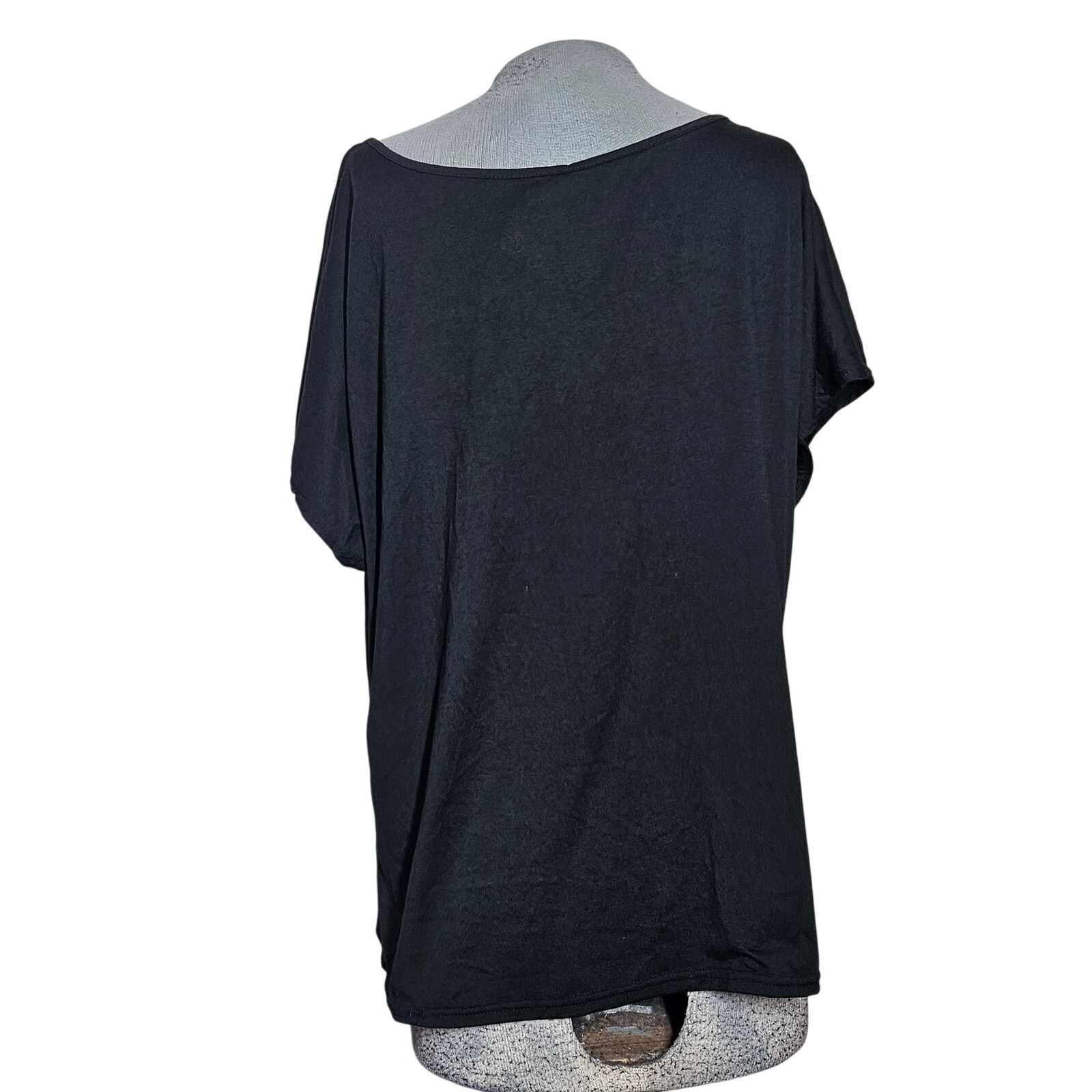 Black Screen Printed Graphic Tee Size Large