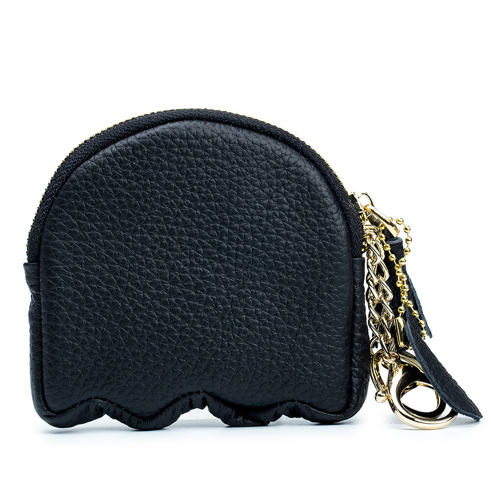 100% Genuine Leather Cartoon Coin Purse Zipper Change Pouch Women’s Mini Wallet