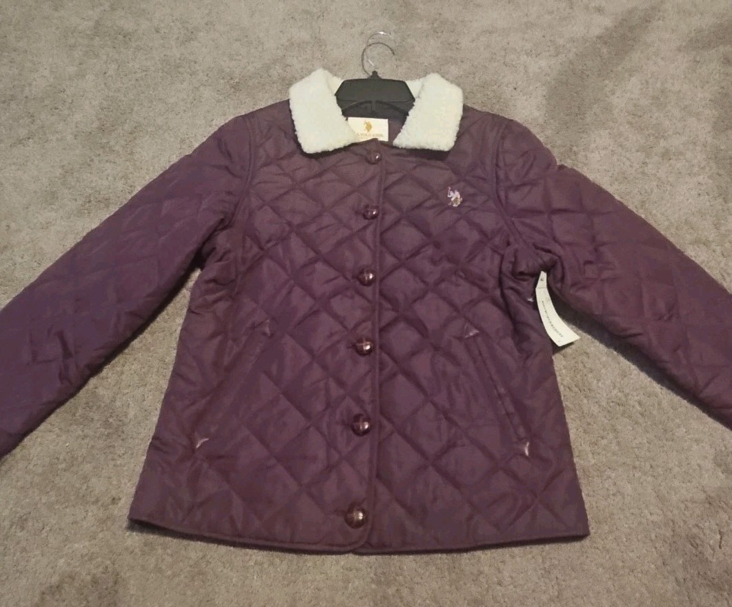 US Polo Assn Women’s Puffer Jacket Lightweight, Small NWT