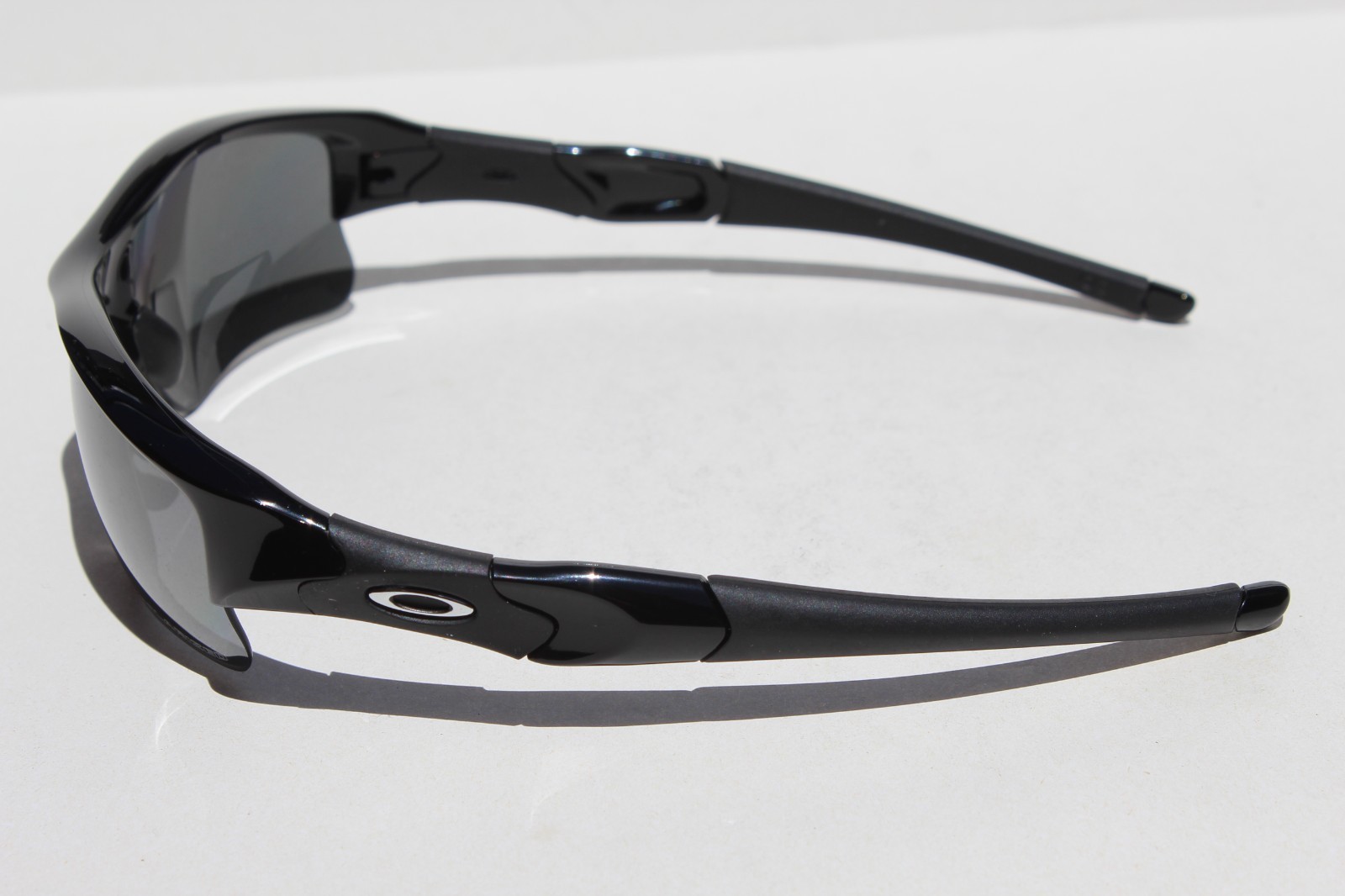 OAKLEY Flak Jacket XLJ POLARIZED Sunglasses Jet Black/Black Iridium 12-903 READ