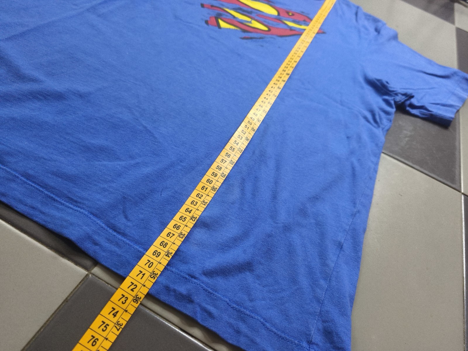 DC Comics Superman Blue T-Shirt | Size XXL | 100% Cotton | Good Condition