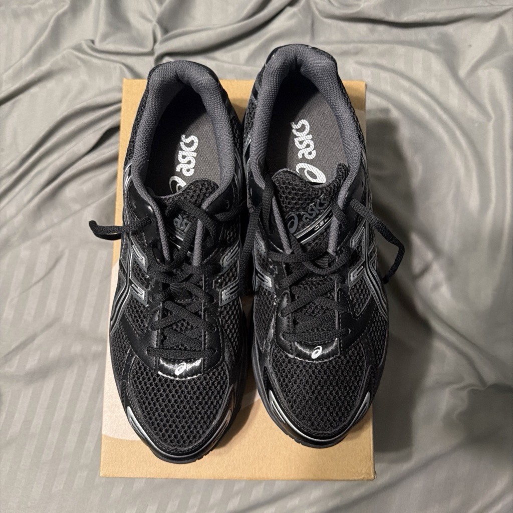 ASICS GEL-1130 Women’s Running Sneakers Black/Pure Silver Mesh 1201A906-001