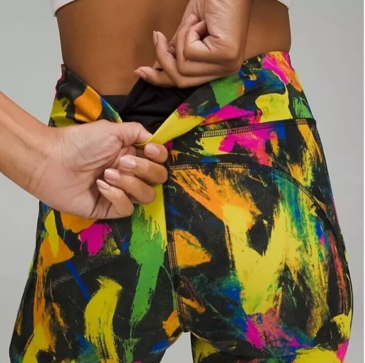 Lululemon Invigorate High-Rise Tight 25″ in Undertone Black Multi Size 6 – NWT