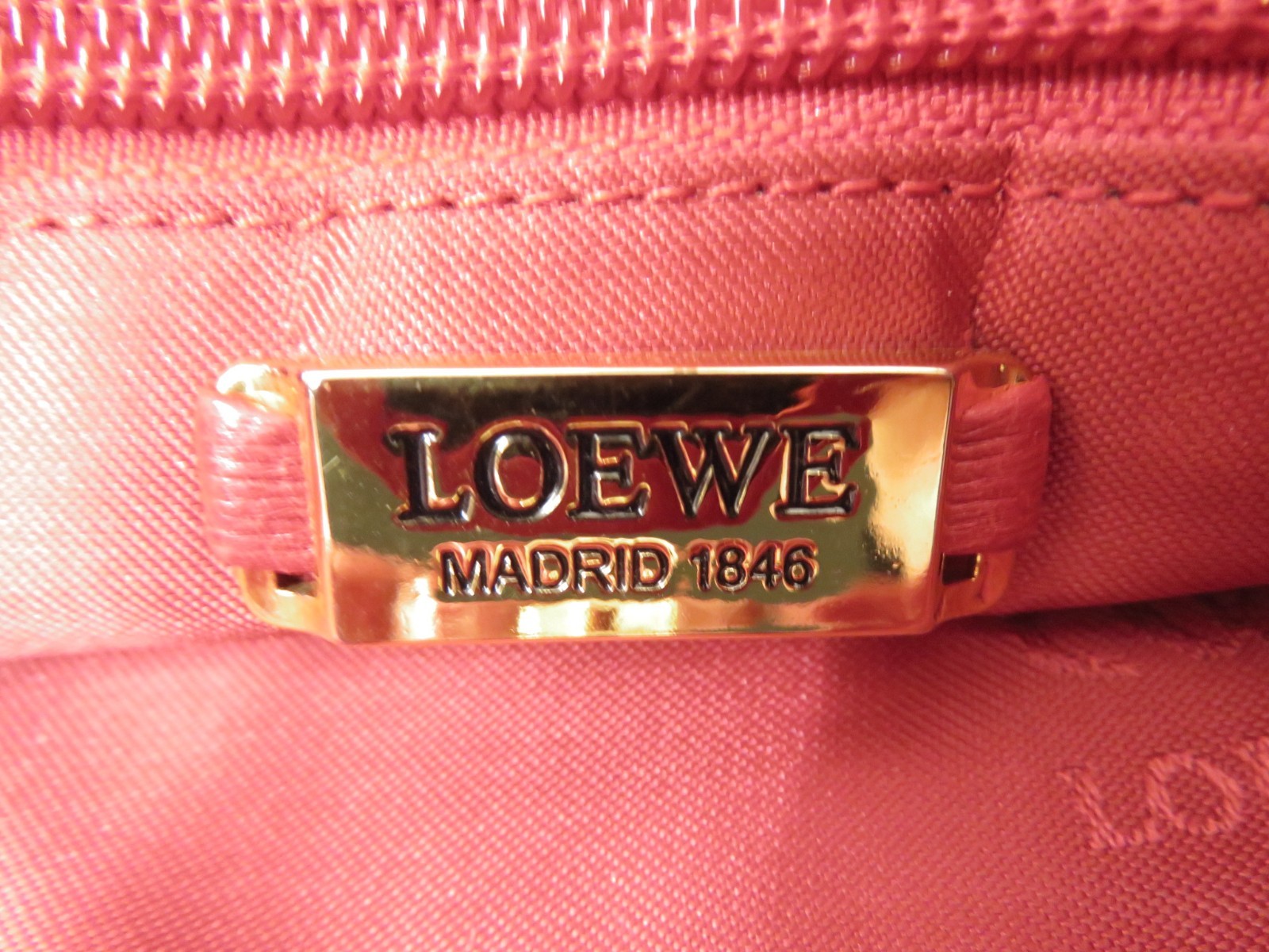 Authentic LOEWE Anagram Flamenco Lambskin Nappa Leather Shoulder Bag S#53675
