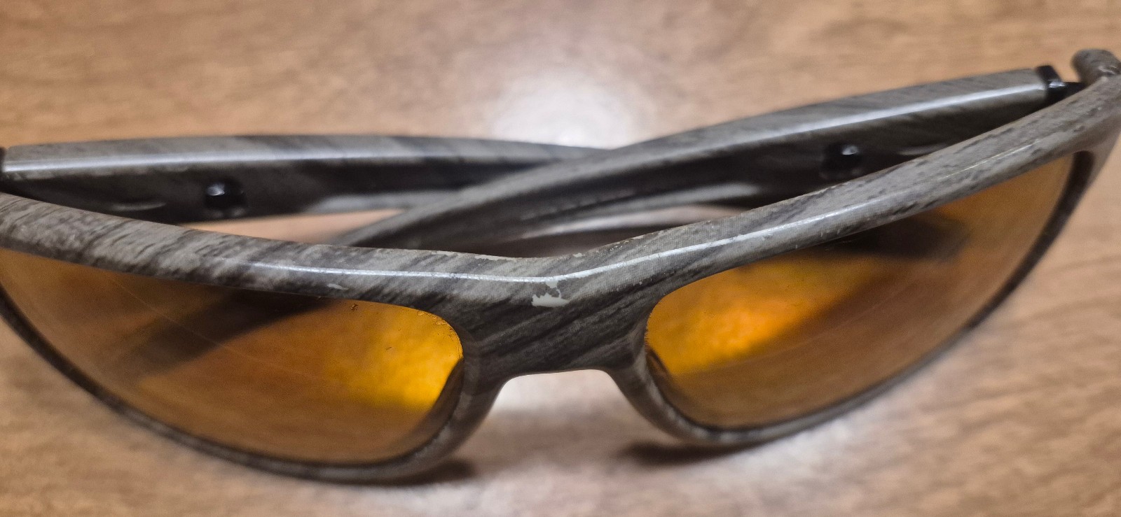 Oakley Crossrange OO9361-0757 Prizm Tungsten Polarized Woodgrain 57-17 Sunglass