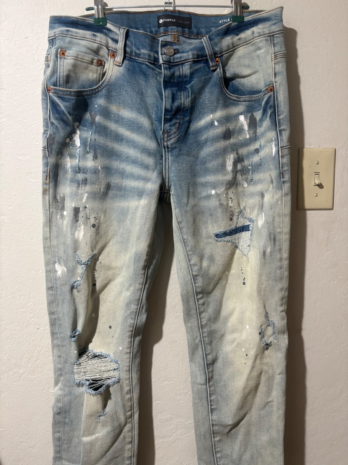 purple brand jeans 33 skinny