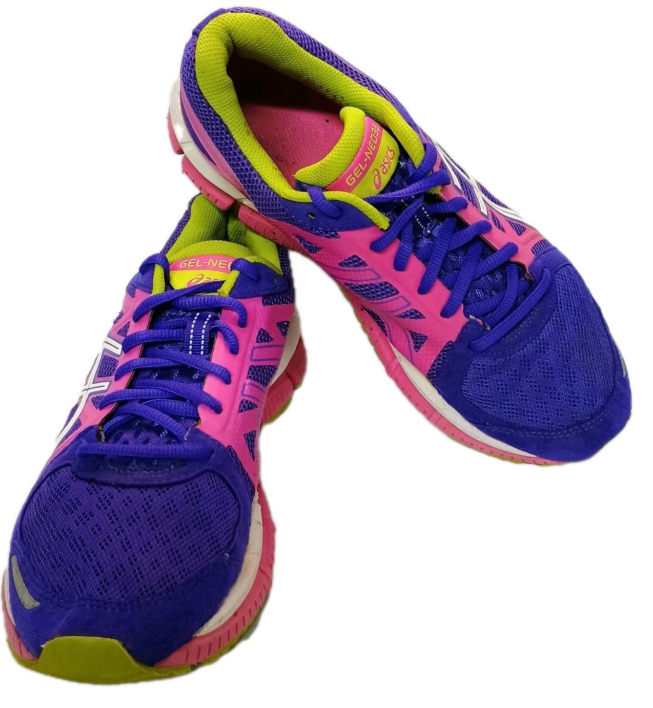 Asics Gel Neo 33 Running Shoes T272N Purple Pink Athletic Sneakers Women’s 7.5