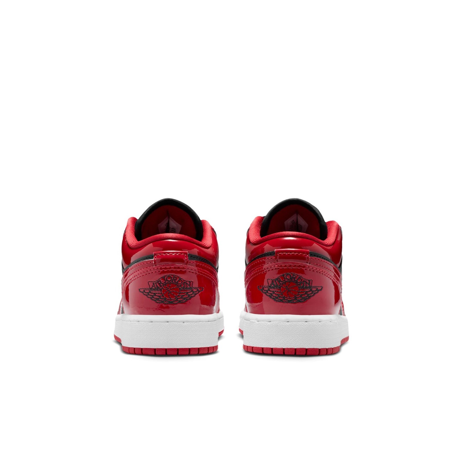 Nike Air Jordan 1 Low GS Patent Bred Black Varsity Red HV4396-006 Kid’s Women’s