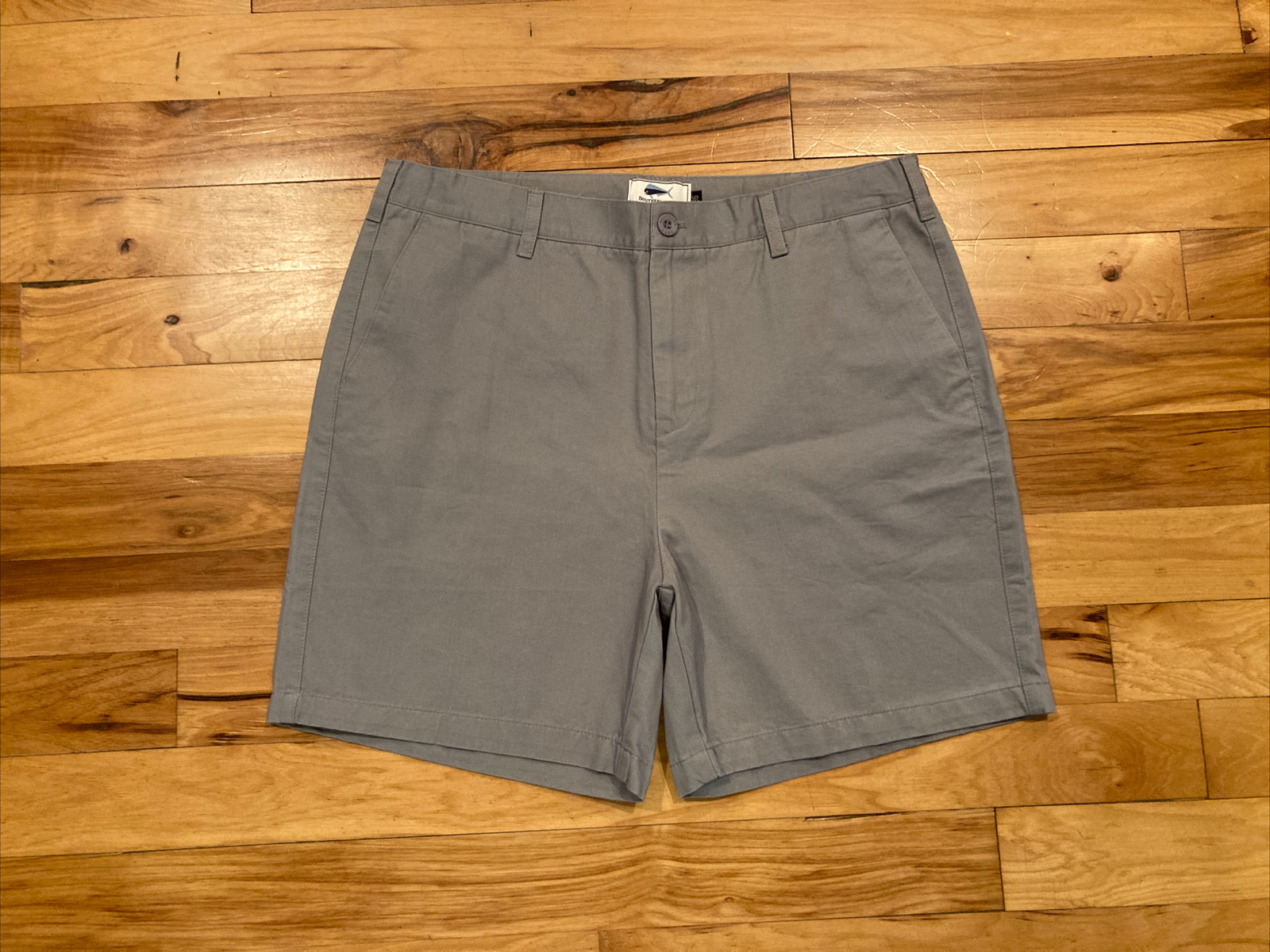 Southern Lure 100% Cotton Casual Outdoor Fishing Gray Flat Shorts Mens 36 x 6