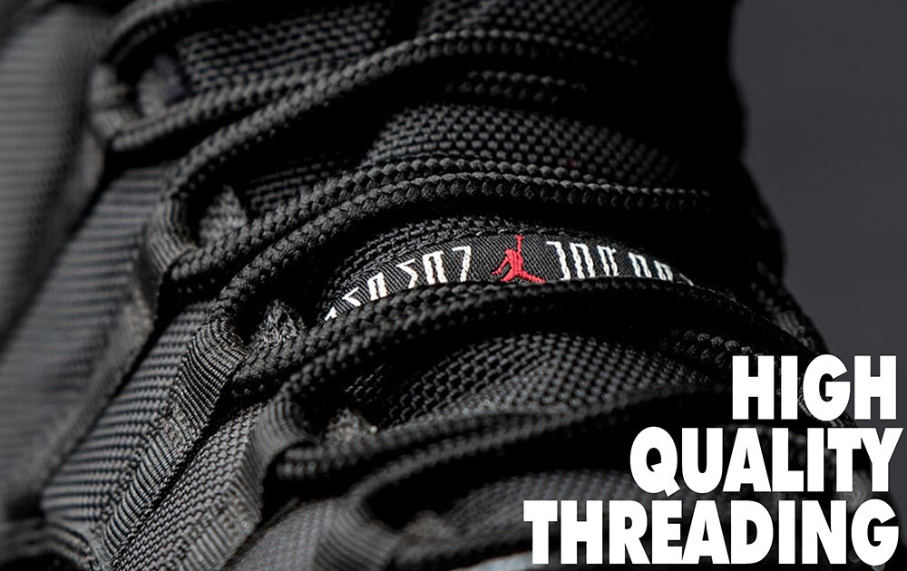 LitLaces – Air Jordan AJ11 Replacement Shoe Laces Exclusive Colors for Concord