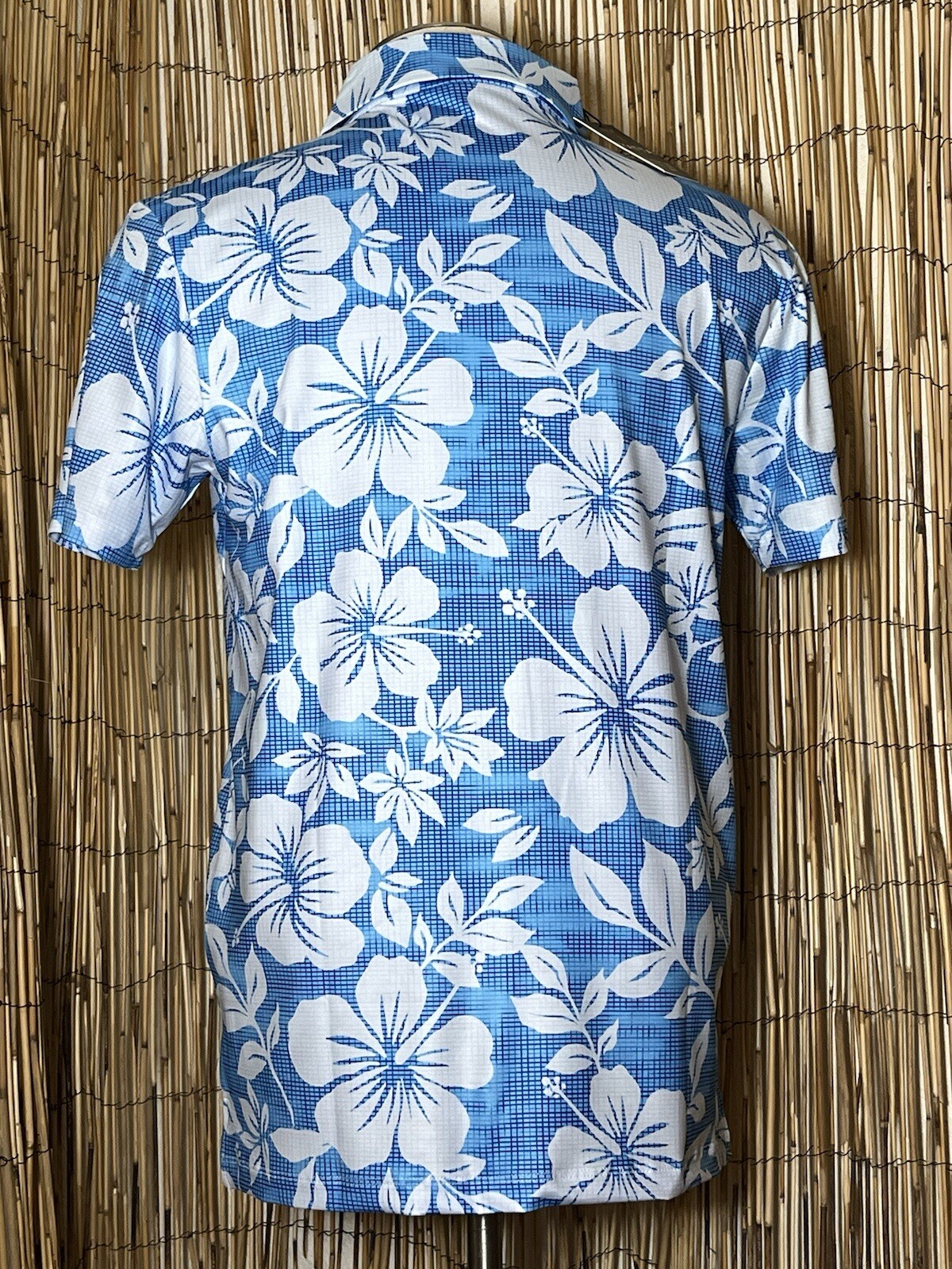 Yatta Golf Mens SS 3-Button Golf Polo-Small-NWT-Poly Spandex Blend