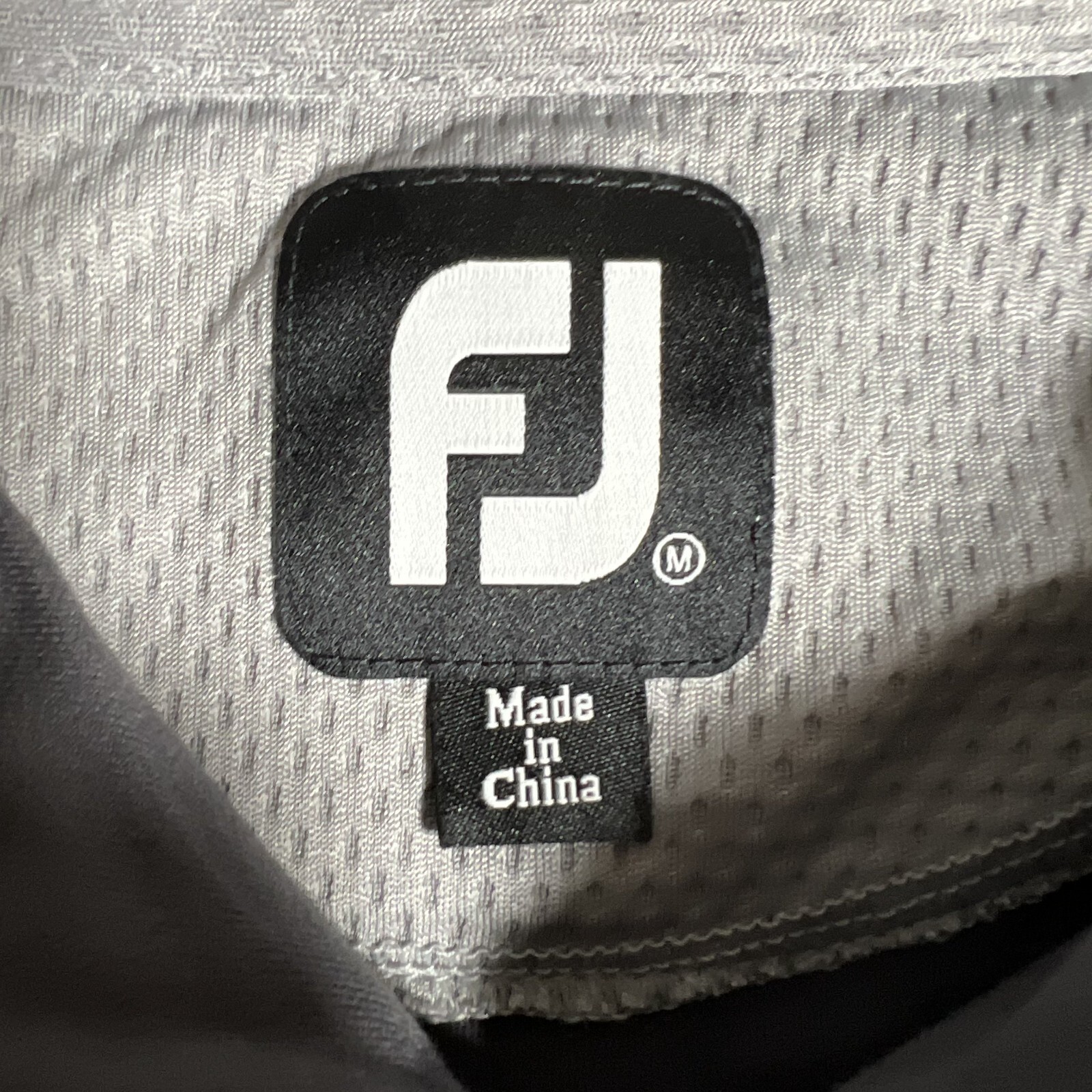 FootJoy Sweater Mens Medium Gray 1/4 Zip Golf Pullover Casual Preppy Sherwood CC