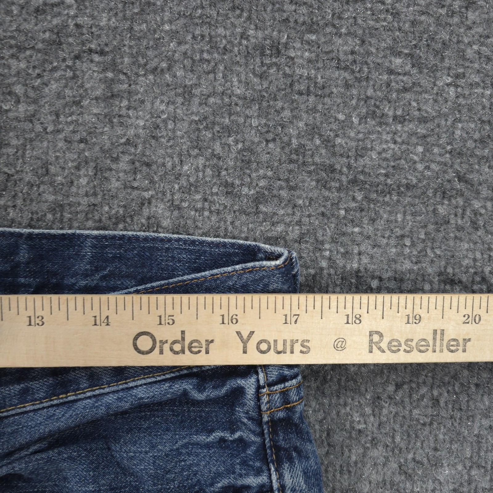 Polo Ralph Lauren Jeans Mens 34×32 Blue Varick Slim Straight Denim Casual Prep
